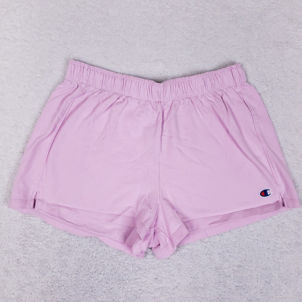 Champion Jersey‎ Lounge Shorts Women Medium Pink Athletic Sleep Cotton